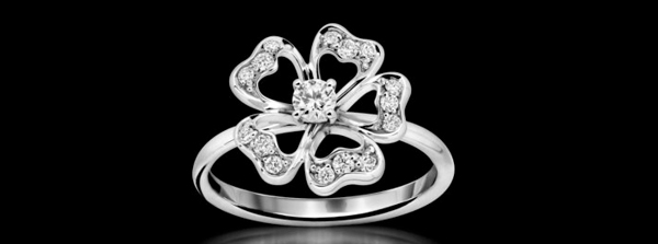 De Beers кольцо с бриллиантом