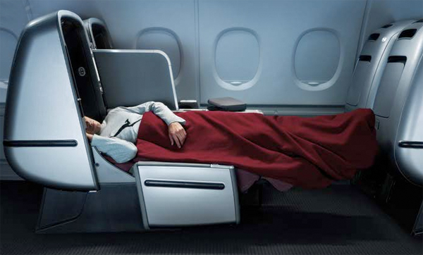Qantas A380 бизнес-класс